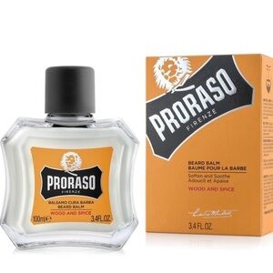 Proraso Beard Balm Soften and Soothe Wood and Spice 3.4 fl oz